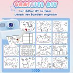 M8 2,4-Zoll 1080P HD 2400W Pixel Dual-Kamera Kinder Thermodruckkamera, Pink, Blue, Purple, Pink+32GB, Blue+32GB, Purple+32GB – Bild 12