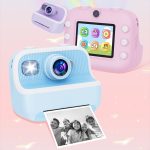 M8 2,4-Zoll 1080P HD 2400W Pixel Dual-Kamera Kinder Thermodruckkamera, Pink, Blue, Purple, Pink+32GB, Blue+32GB, Purple+32GB – Bild 3