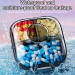 Multifunktionaler tragbarer Mini-Pillenspender-Organizer – Bild 5