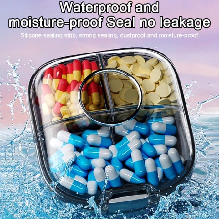 Multifunktionaler tragbarer Mini-Pillenspender-Organizer – Bild 5