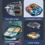 Multifunktionaler tragbarer Mini-Pillenspender-Organizer – Bild 10