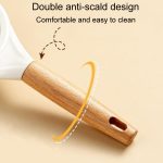 Mehlsieb aus Edelstahl für den Haushalt, Küchen- und Backsieb, Wooden Handle – Bild 5