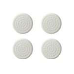 4 teile/satz Stille Und Verschleiß Beständig Stuhl Fuß Abdeckung Haushalt Hocker Anti-Slip Schutz Pads, 60mm Round white, 50mm Round Almond Color, 50mm Round Coffee Color, 50mm Square White, 60mm Square Almond Color, 60mm Square Coffee Color