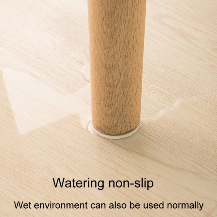 4 teile/satz Stille Und Verschleiß Beständig Stuhl Fuß Abdeckung Haushalt Hocker Anti-Slip Schutz Pads, 60mm Round white, 50mm Round Almond Color, 50mm Round Coffee Color, 50mm Square White, 60mm Square Almond Color, 60mm Square Coffee Color – Bild 6