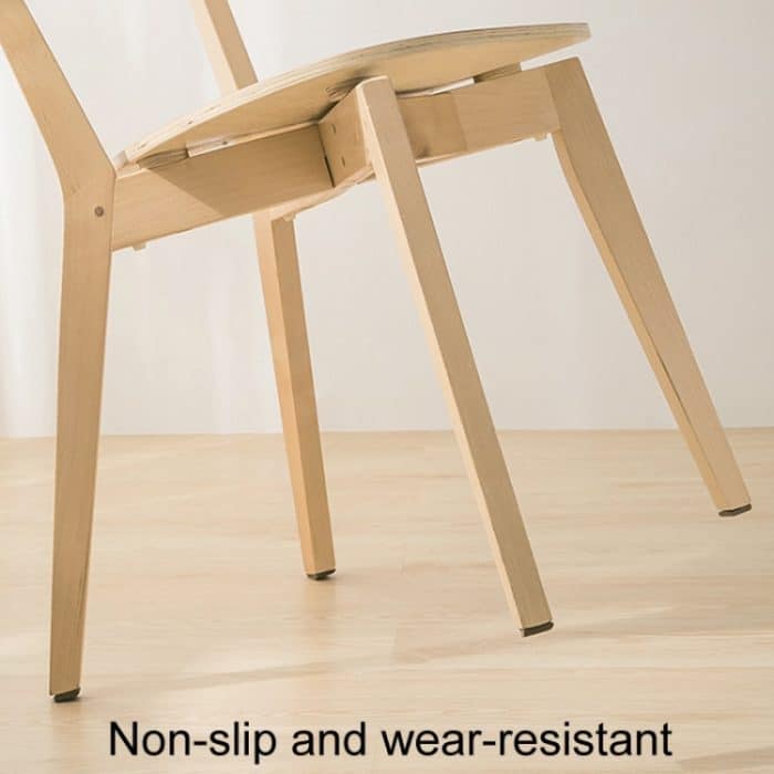 4 teile/satz Stille Und Verschleiß Beständig Stuhl Fuß Abdeckung Haushalt Hocker Anti-Slip Schutz Pads, 60mm Round white, 50mm Round Almond Color, 50mm Round Coffee Color, 50mm Square White, 60mm Square Almond Color, 60mm Square Coffee Color – Bild 7