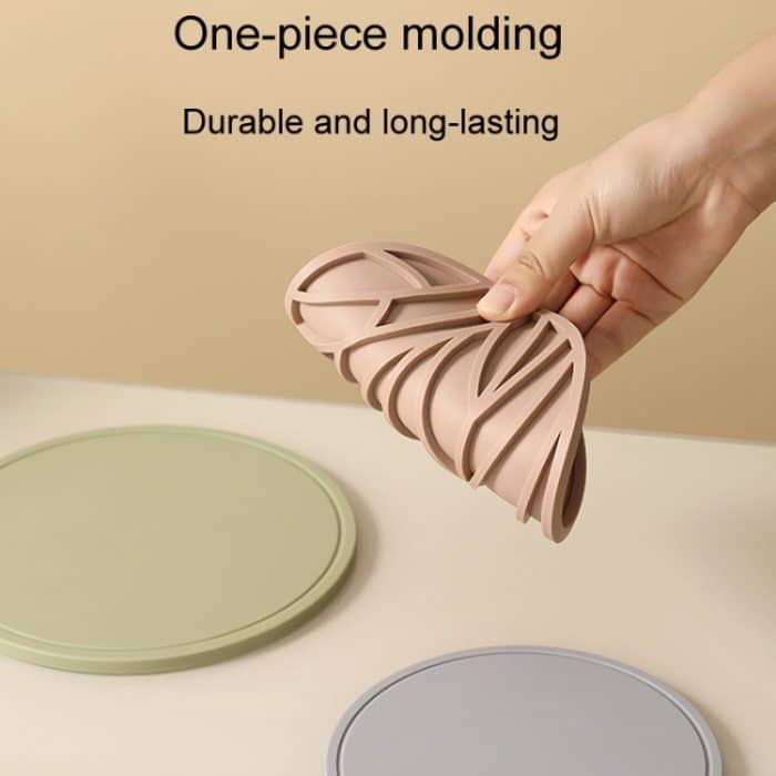 Runde Wärmedämmmatten für den Haushalt, für die Küche, hochtemperaturbeständiges Silikonpad, Bowl Pad Brown, Bowl Pad White, Bowl Pad Green, Pot Pad Brown, Pot Pad White, Pot Pad Green – Bild 9