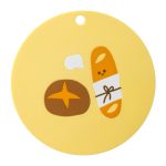 Haushalt Cartoon Wärmedämmung Matte Küche Hohe Temperatur Beständig Backen Tischsets, Bread, Cake, Eggbeater, Biscuits