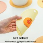 Haushalt Cartoon Wärmedämmung Matte Küche Hohe Temperatur Beständig Backen Tischsets, Bread, Cake, Eggbeater, Biscuits – Bild 4