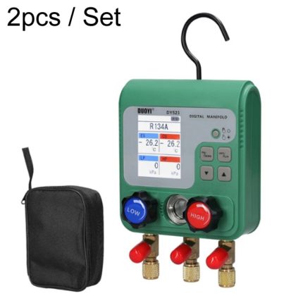DUOYI DY523 Kfz-Vakuumdruckmessgerät Flüssigkeitsladung Fluorreparatur Elektronisches Kältemittelmessgerät, 2pcs / Set, 11pcs / Set