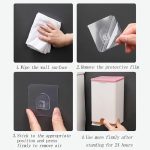 Badezimmer Wandmontierter Damenbinden-Organizer Multifunktionale Wattestäbchen-Taschentuchbox – Bild 5