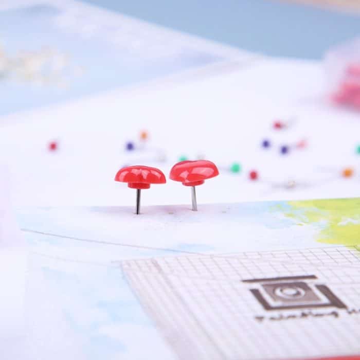 Liebe Kunststoff Ohrstecker DIY Büro Schule bunte Pins, 100pcs /Box 7.9x5.8x3cm, 100pcs /Box 10.6x7.8x1.8cm – Bild 5