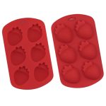 6 Grids Erdbeere Silikon Kuchen Form Backen DIY Schokolade Form, 6 Grids Strawberry – Bild 2
