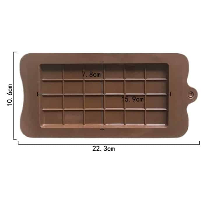 Volle Platte Silikon Schokolade Block Form Hohe Temperatur Beständig Backen DIY Form, Full Plate Chocolate – Bild 3