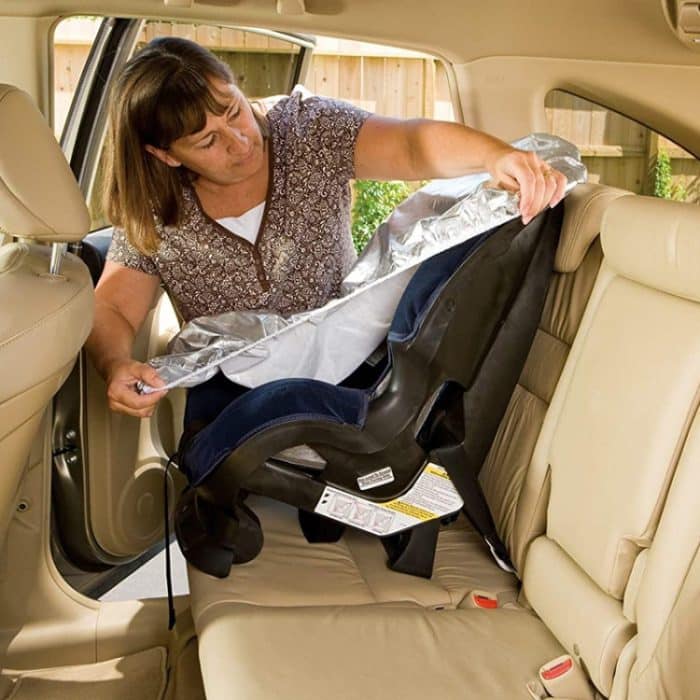 Universelle Sonnenschutz-Staubschutzhülle für Babysitze, 50x90cm – Bild 5