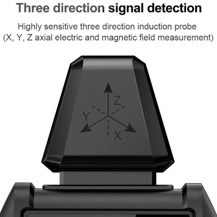 MESTEK EMF01 Elektromagnetischer Strahlungsdetektor Hochempfindliche 3-Achsen-Sensorsonde – Bild 4