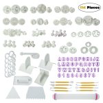 114 in 1 Fondant Kuchen Backen Dekorieren Werkzeuge Plunger Cutters Blume Formen Set