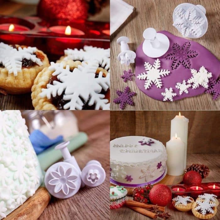 114 in 1 Fondant Kuchen Backen Dekorieren Werkzeuge Plunger Cutters Blume Formen Set – Bild 7