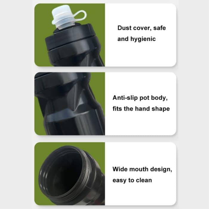 YouGuoLe 600ml PP5 Kunststoff Outdoor Fahrrad Radfahren Fitness Squeeze Wasserbecher – Bild 7