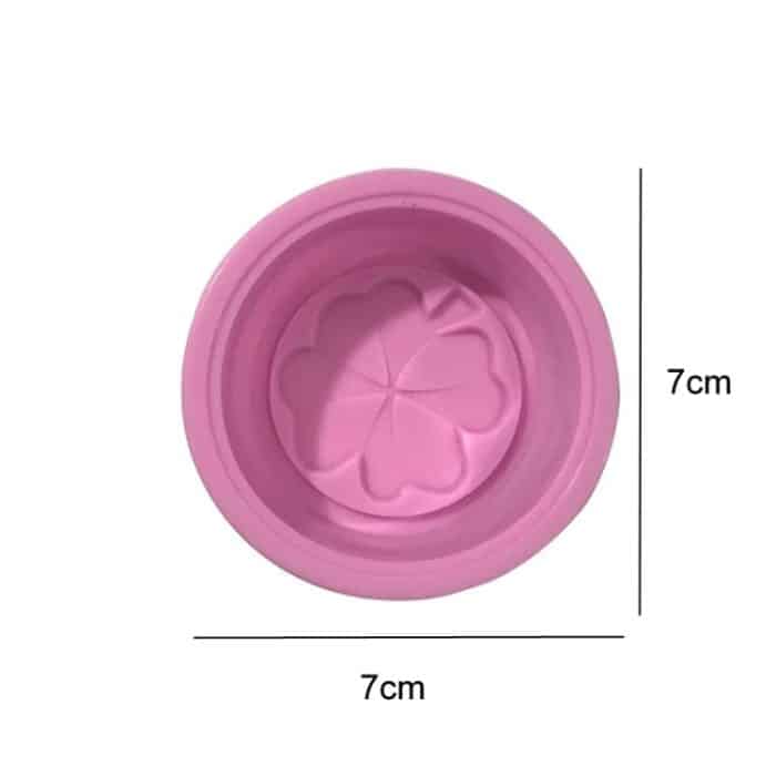 Einloch-Cupcake-DIY-Backformen Kleeblatt handgemachte Seifenform, Single Hole Clover – Bild 3