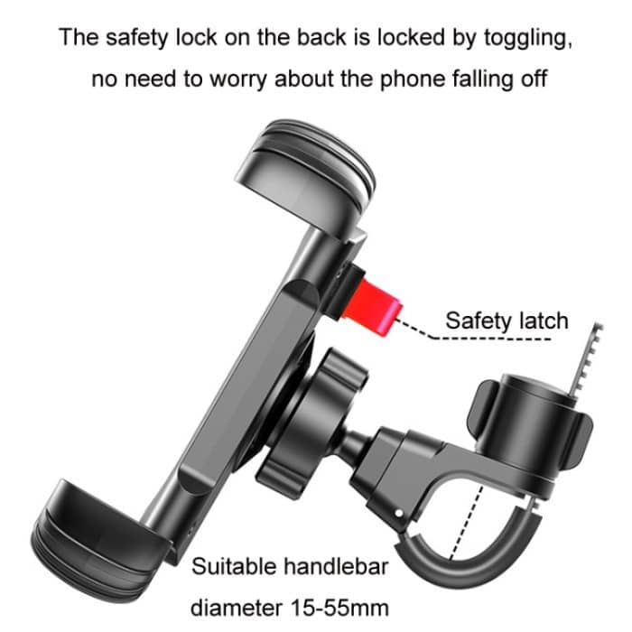 Fahrrad-Telefonhalter, stoßfester Lenker zur Befestigung der Schießausrüstung – Bild 5