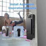 1080P Videorecorder 130-Grad-Weitwinkelobjektivkamera mit rückseitigem Clip Infrarot-Nachtsicht, L8 Wifi Version With 64G Memory Card – Bild 5