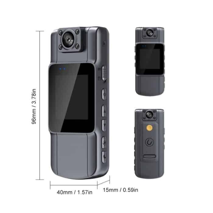 1,54 Zoll IPS Bildschirm Mini Body Kamera Nachtsicht Digital Video Recorder Sport DV, L11 2K WIFI Version, L11 1080P, L11 2K WIFI Version With 64G Memory Card, L11 1080P  With 32G Memory Card – Bild 10