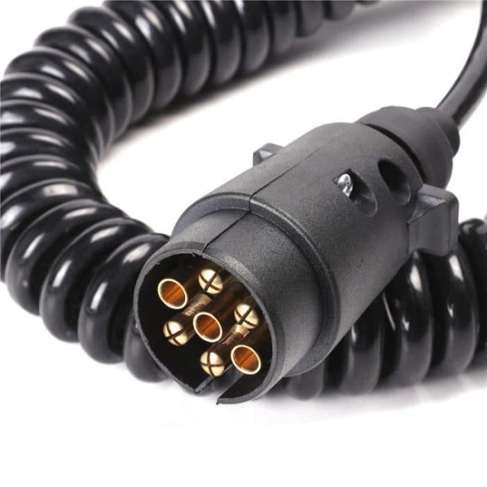Europäischer 7-poliger 12-Volt-Autoanhängerstecker mit Kabel, 1101 – Bild 3