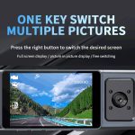 3 Kameraobjektiv 3-Zoll-IPS-Bildschirm WiFi Auto-Dashcam 1080P Nachtsicht-Dashkamera für Autos, 32G, 64G – Bild 8