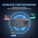 3 Kameraobjektiv 3-Zoll-IPS-Bildschirm WiFi Auto-Dashcam 1080P Nachtsicht-Dashkamera für Autos, 32G, 64G – Bild 9