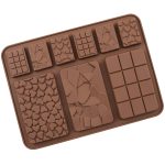 9 Grids Silikon Backen Schokolade Form Kuchen DIY Fondant Form, 9 Grids Chocolate – Bild 2