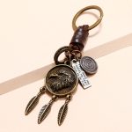 Adler Retro Persönlichkeit Anhänger Einfache Auto Keychain Zubehör – Bild 3