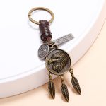 Adler Retro Persönlichkeit Anhänger Einfache Auto Keychain Zubehör – Bild 4