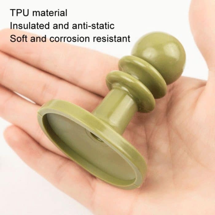 AOTU AT6525 Outdoor Camping Baldachin Pole Thunder Cap Zelt Stützstange Isolierter Kunststoff Schutzhut, Red, Blue, Army Green, White Luminous – Bild 3