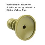 AOTU AT6525 Outdoor Camping Baldachin Pole Thunder Cap Zelt Stützstange Isolierter Kunststoff Schutzhut, Red, Blue, Army Green, White Luminous – Bild 5