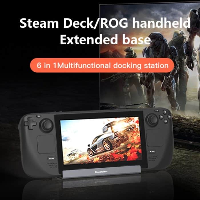 Für Steam Deck/ROG Blueendless DS601 Typ-C Spielkonsole Basis HUB Docking Station, 6-in-1 – Bild 11