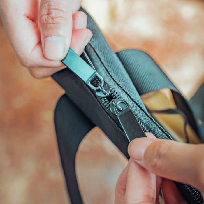 Outdoor Gusseisen Topf Lagerung Tasche Grill Braten Pan Handheld Verdickt Lagerung Tasche, AOTU AT6932 Small, AOTU AT6932 Large – Bild 6