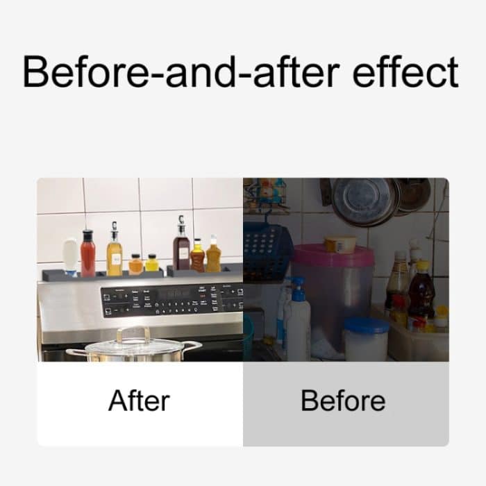 1 paar Küche Silikon Ofen Lagerung Rack Integrierte Röster Gewürz Veranstalter, Black, Gray, Beige – Bild 5