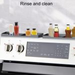 1 paar Küche Silikon Ofen Lagerung Rack Integrierte Röster Gewürz Veranstalter, Black, Gray, Beige – Bild 8