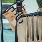 AOTU AT6471 12 teile/satz Outdoor 304 Edelstahl Camping Besteck Set Mit Lagerung Tasche, With Chopsticks Khaki, With Dinner Knife Mud Color – Bild 5