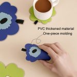 2 teile/satz Haushalt Blatt Wärmedämmung Matte Küche Hohe Temperatur Beständig Backen Tischsets, Green Small, Yellow Small, Blue Small, Green Large, Yellow Large, Blue Large – Bild 5