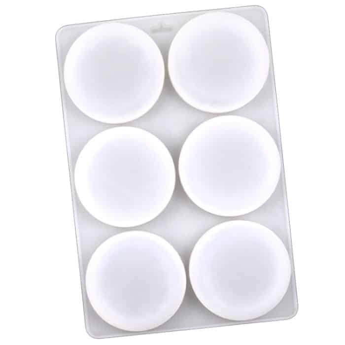 6 Grids Runde Silikon Kuchen Formen Hause DIY Handgemachte Seife Form – Bild 1