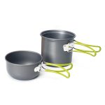 AOTU AT101 2 In 1 Outdoor Camping Kochgeschirr Picknick Tragbarer Topf
