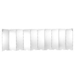 AOTU AT6344-1 10 teile/satz Outdoor Camping Mit Pins Aluminium Herd Windschutzscheibe – Bild 3