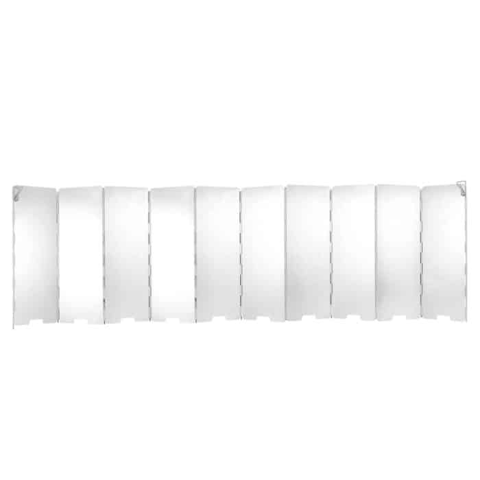 AOTU AT6344-1 10 teile/satz Outdoor Camping Mit Pins Aluminium Herd Windschutzscheibe – Bild 3