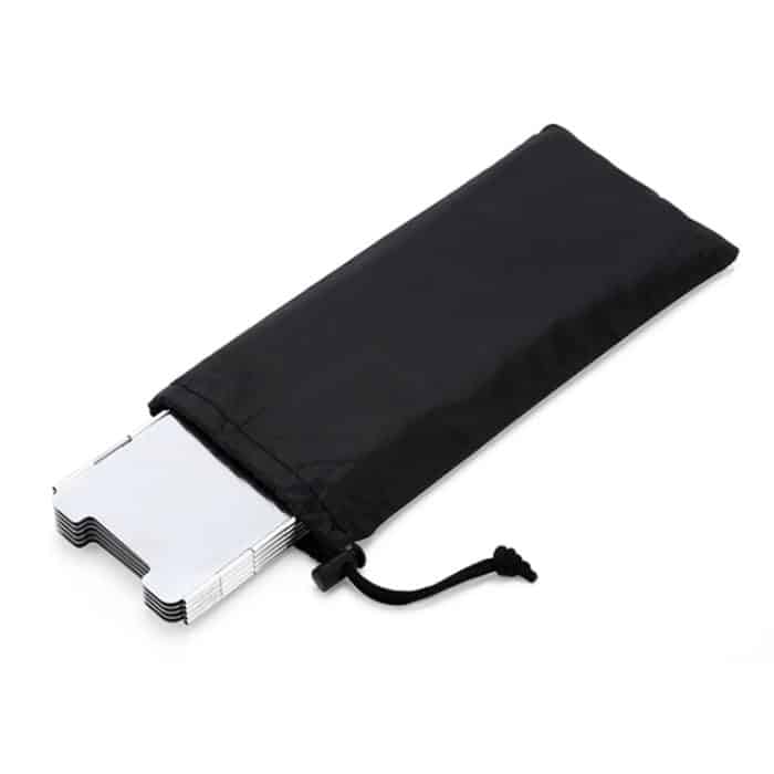 AOTU AT6344-1 10 teile/satz Outdoor Camping Mit Pins Aluminium Herd Windschutzscheibe – Bild 8