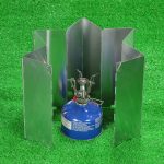 AOTU AT6344-1 10 teile/satz Outdoor Camping Mit Pins Aluminium Herd Windschutzscheibe – Bild 9