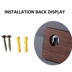 Wandmontierter Papierhandtuchhalter Badezimmerregal Rollenpapierhalter, 20cm Beech Wood, 20cm Walnut, 30cm Beech Wood, 30cm Walnut – Bild 7