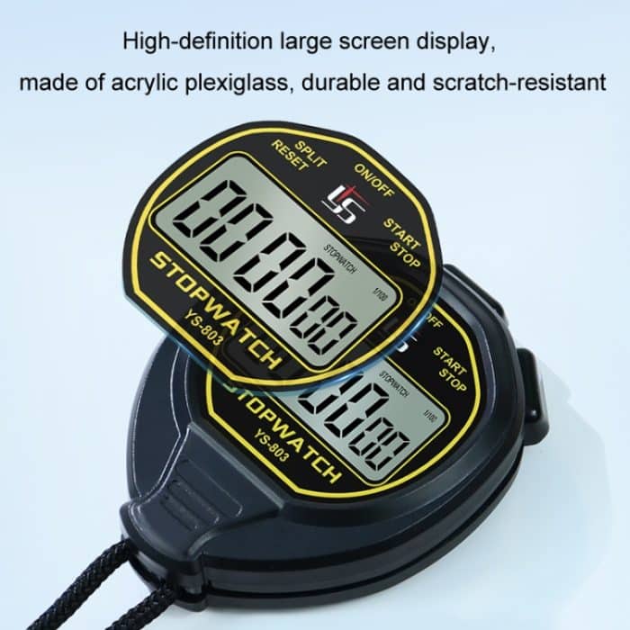 YS Competition Elektronischer wasserdichter Stoppuhr-Timer, YS803 – Bild 6