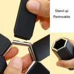 Verdickte, faltbare Verbrühschutz-Wärmedämmmatte, Tischset, Topfuntersetzer, Black – Bild 5