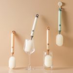 Abnehmbarer Doppel-Reinigungsbecher-Bürstenschwamm mit langem Griff, Weinglas-Thermosflaschenbürste – Bild 7